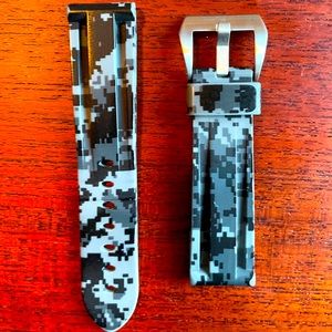 Horus Black Digi Camo Watch Strap